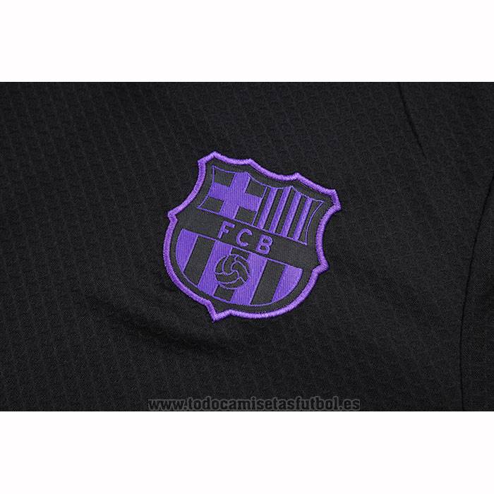 Chandal del Barcelona Manga Corta 2025-2026 Negro - Pantalon Corto